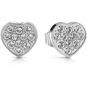 Guess Pendientes de botón Mujer chapado en plata - UBE28065