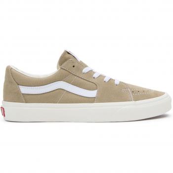 Zapatilla Hombre Vans Sk8-Low Beige Blanco - Zapatillas casual unisex SK8-Low Vans, color beige y blanco