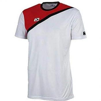 John Smith ACIS Camisetas, Niños, Blanco/Rojo, 2XS
