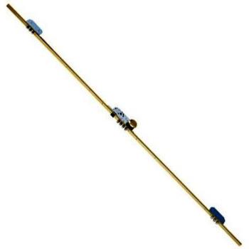 Tesa Assa Abloy Cerradura Seguridad T2B3 54566 LE Cerradero Largo 45 HE, Latonado, 45 mm