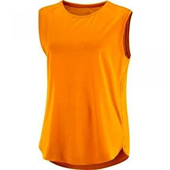 SALOMON Comet Breeze - Tanque para Mujer, Color azafrán, Talla Grande