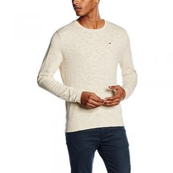 Hilfiger Denim DM0DM00186, Suéter para Hombre, Ecru