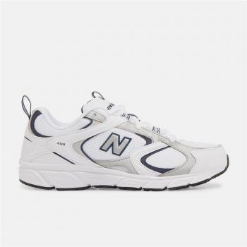 New Balance 408 Men's Trainers - White/Natural Indigo - Size: UK 9 EU 43 US 9.5 - Athletic C-Cap Midsole