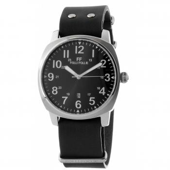 Reloj Folli Follie Hombre Analogico Cuarzo con Correa de Cuero WF14T001SDNN