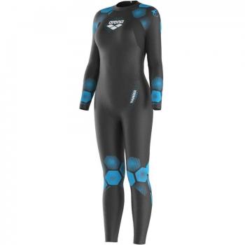 Arena Thunder Wetsuit Femenino - Traje de neopreno para mujer ideal para vacaciones en negro
