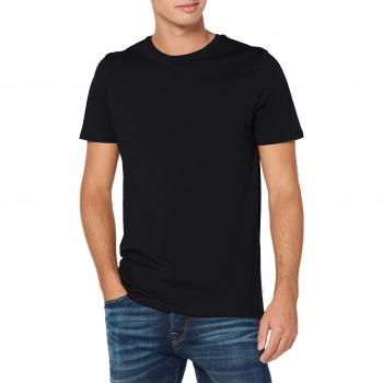 Jack & Jones Organic Basic Black O-Neck T-Shirt for Men