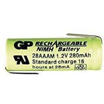 Batería Recargable NiMH 2/3 AAA 400 mAh con Lugs de Soldadura