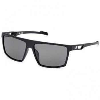 Adidas Sport Matte Black Unisex Sunglasses SP0083 - 59MM Smoke Lenses
