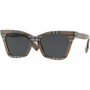 Burberry Elsa Geometric Light Brown Sunglasses