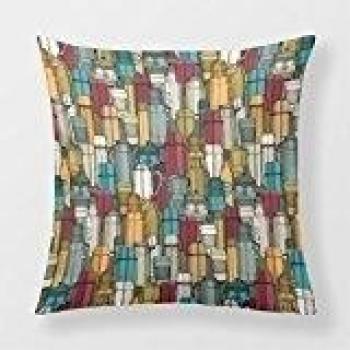 Sofa Throw Cover Drink Sharon Turner Throw Cushion