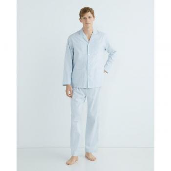 Pijama hombre franela rayas bicolor Emidio Tucci