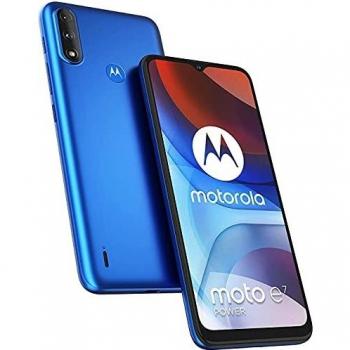 Motorola Moto E7 Power - Smartphone 64GB, 4GB RAM, Dual Sim, Tahiti Blue