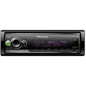 Pioneer Autorradio MVH-S520BT 1-DIN con Bluetooth, iluminación Multicolor