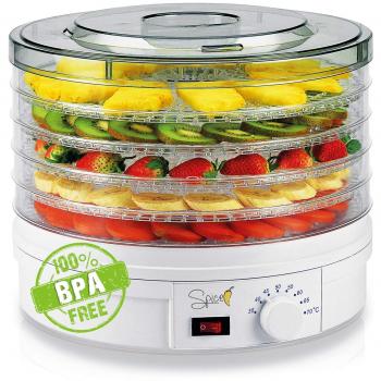 Spice teseko desecador disidratatore para alimentos 5 compartimentos Temperatura Ajustable 35 – 70 grados