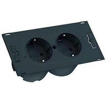 Brennenstuhl Eco-Line Power Strip 2-Way (Schuko) 0.2m Black