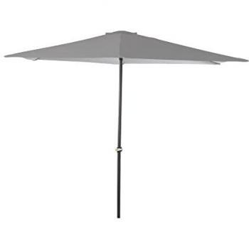 Sombrilla DKD Home Decor Gris 270 x 270 cm con Estructura de Acero y Tela de Poliéster