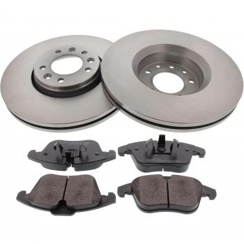 Kit de Discos de Freno y Pastillas MAPCO 47362 Eje Delantero Ventilado para PEUGEOT, CITROËN, FIAT, TOYOTA