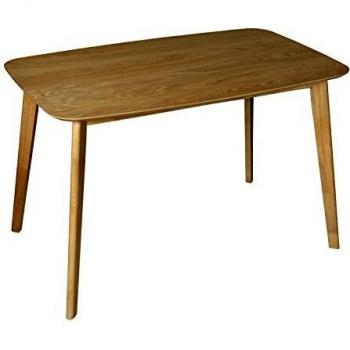 E-Camacho Mesa Comedor Madera Color Roble-Tablero 18mm:DM+Chapa Roble
