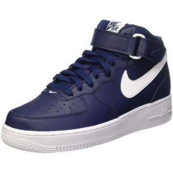 Nike Air Force 1 Mid '07, Zapatillas de Baloncesto Hombre, Azul / Blanco