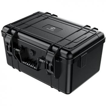 GRAUGEAR Estuche Protector para HDD/SSD, Capacidad para 9x3.5'' + 5x2.5'' + 5xM.2, Resistente a Golpes y Agua