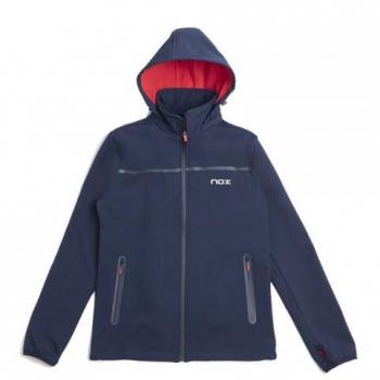 Chaqueta Nox Pro Softshell para Hombre en color Azul y Rojo, ideal para pádel