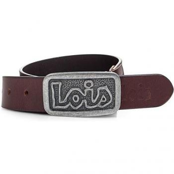 Cinturón de hombre de piel en color marrón - Marca Lois 49806