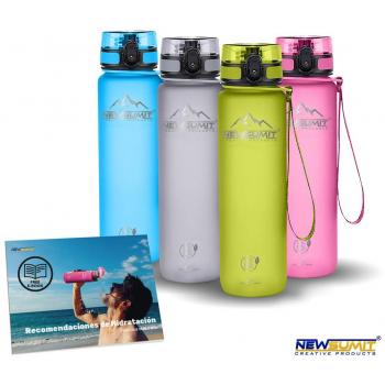 NEWSUMIT Botella De Agua Deportiva Superior - BPA Free Tritan - Todo Uso