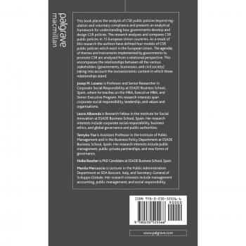 Governments and Corporate Social Responsibility: Public Policies Beyond Regulation and Voluntary Compliance