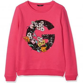 GUESS J83q02k6ud0, Sudadera para Niñas, Rosa