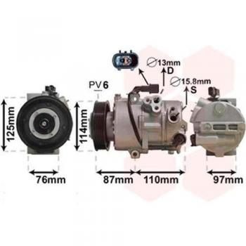 Van Wezel 8200 K301 Compresor