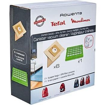 Rowenta ZR004101 Bolsas de polvo para aspiradores de trineo