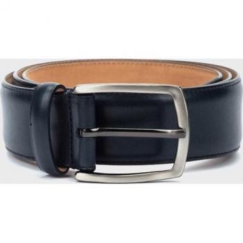 Cinturón de piel para hombre Martinelli en color azul marino