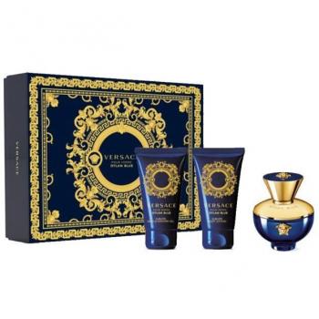 Versace Women's Perfume Set EDP Dylan Blue 3 Pieces