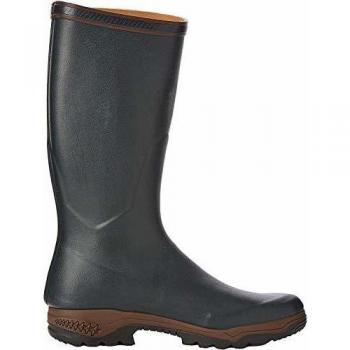 Aigle Parcours 2 Anti-Fatigue Rubber Wellington Boots - Unisex, Bronze/Green, Size 43 EU (9 UK)