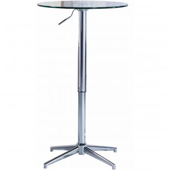 Due-Home 2454140031 - Mesa Auxiliar Drink - Color - Metal Cromado