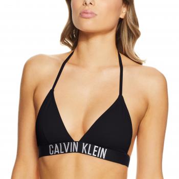 Calvin Klein Fixed Triangle-rp, Parte de Arriba de Bikini para Mujer, Negro