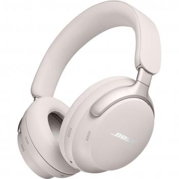 Bose QuietComfort Ultra Wireless Noise Cancelling Over-Ear Headphones with Spatial Audio, Bluetooth, Up to 24 Hours of Battery Life, White Smoke