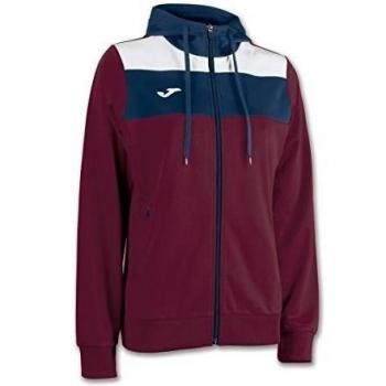 Joma Crew - Chaqueta con capucha para mujer, color burdeos, talla S