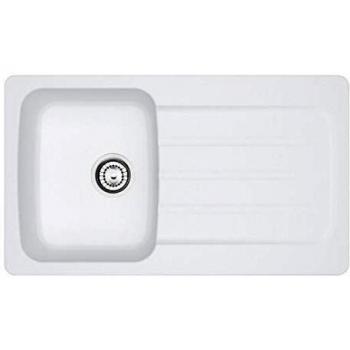 Mepamsa 298544253 Fregadero Pizarra 1.1, Blanco