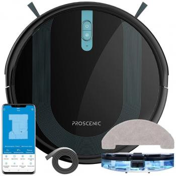 Proscenic 850T Robot Aspirador WiFi Negro