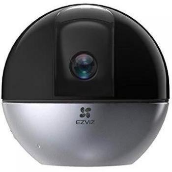 EZVIZ C6W 4MP AI-Enabled Pan/Tilt Indoor Security Camera, Wired & Wireless, Black Grey - Compliant with CE/WEEE/REACH/RoHS/FCC/UL Standards