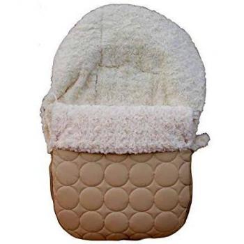 Saco de capazo grupo 0 Rosy Fuentes en camel beige