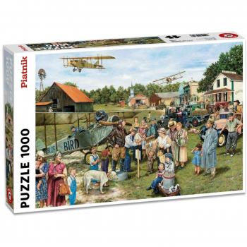 Barnstormer 1000-Piece Puzzle by Susan Brabeau - Aviation Theme