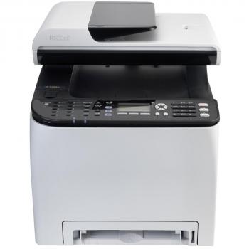 Impresora Multifunción Láser Color Ricoh SPC250SF con Resolución 2400 x 600 DPI y Velocidad de 20 ppm, Conexión USB/WiFi/Duplex y Fax Integrado