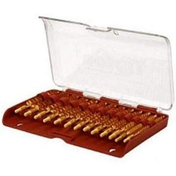 Tipton 13 Piece Bronze Bristle Rifle Bore Brush Set