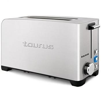 Taurus Mytoast Legend Tostador de una Ranura ancha de 45 mm, 1050 W, Acero Inoxidable, Gris