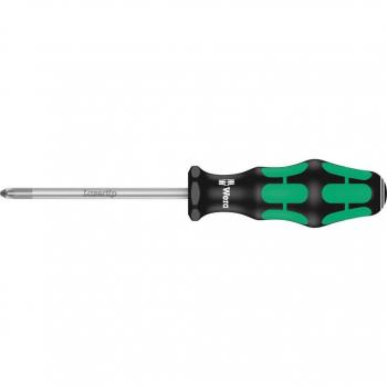 Wera Kraftform Plus 355 PZ2 x 100mm Pozidriv Screwdriver with Laser Tip