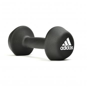 adidas ADWT-10022 Mancuerna, Unisex, Negro, 2 kg