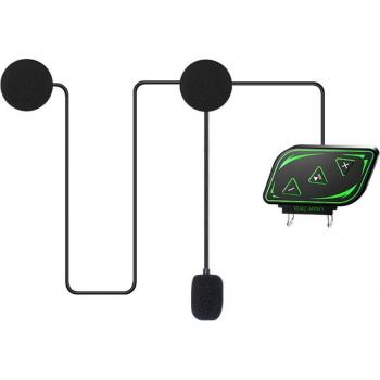 Auriculares A8 PRO para casco de motocicleta, estéreo inalámbricos impermeables con batería externa de 3500 mAh