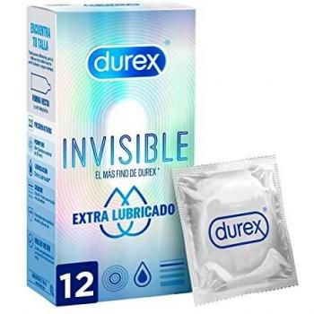 Durex Invisible Extra Thin Condoms 12 Unit